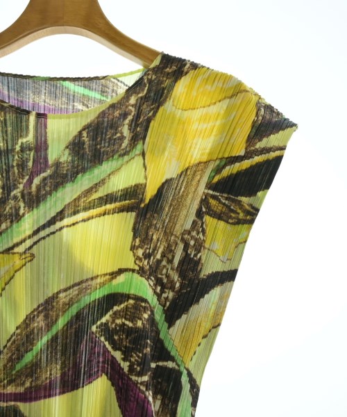 PLEATS PLEASE（プリーツプリーズ）ワンピース 黄 サイズ:2(M位) レディース/2200653887661