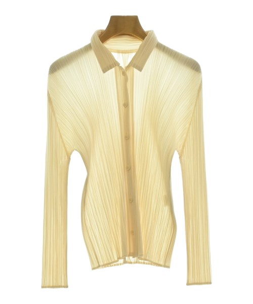 PLEATS PLEASE(プリーツプリーズ)カジュアルシャツ ベージュ サイズ:3(L位)/2200653887685