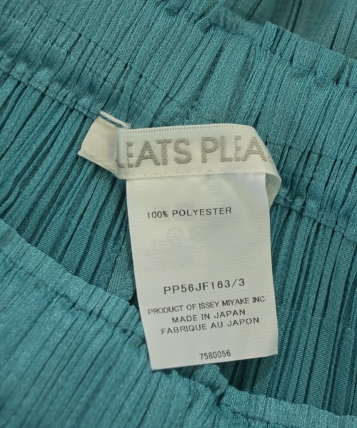 PLEATS PLEASE（プリーツプリーズ）ショートパンツ 青 サイズ:3(L位) レディース/2200653887715
