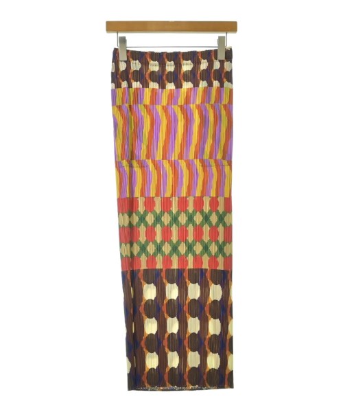 PLEATS PLEASE(プリーツプリーズ)ロング・マキシ丈スカート 紫 サイズ:5(XXL位)/2200660009032