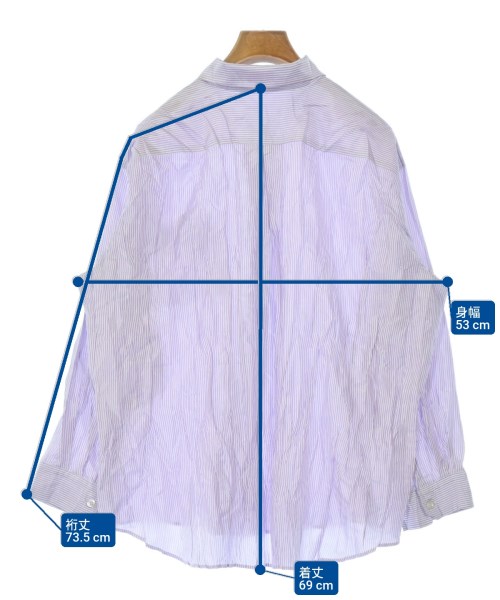 PLEATS PLEASE（プリーツプリーズ）カジュアルシャツ 紫 サイズ:4(XL位) レディース/2200660441023