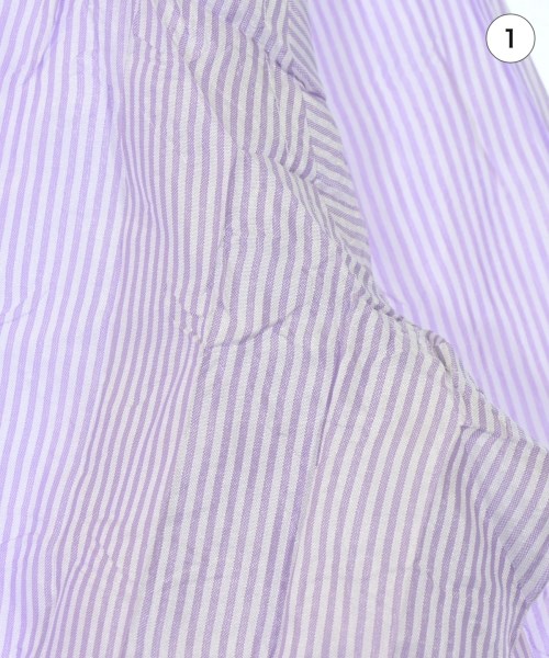 PLEATS PLEASE（プリーツプリーズ）カジュアルシャツ 紫 サイズ:4(XL位) レディース/2200660441023