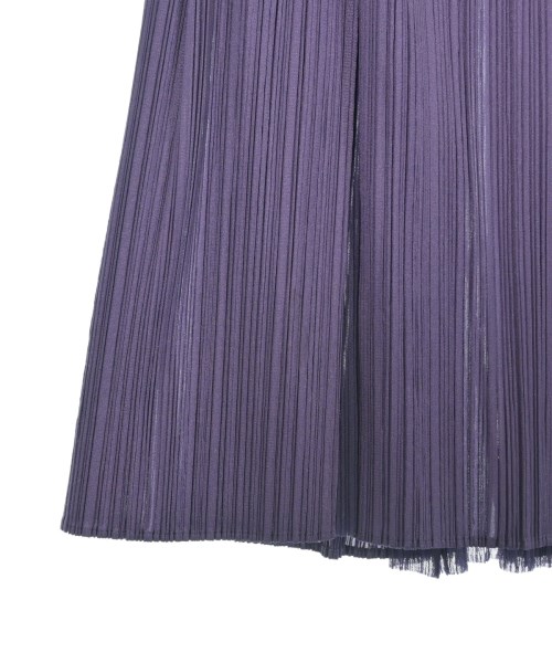 PLEATS PLEASE（プリーツプリーズ）ロング・マキシ丈スカート 紫 サイズ:3(L位) レディース/2200661327081