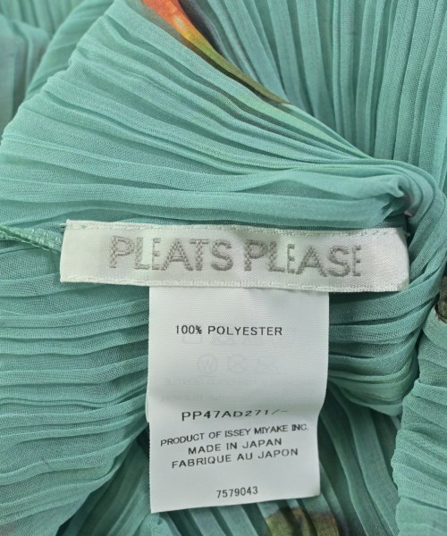 PLEATS PLEASE（プリーツプリーズ）カジュアルシャツ 青 サイズ:F レディース/2200661510025