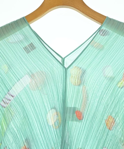 PLEATS PLEASE（プリーツプリーズ）カジュアルシャツ 青 サイズ:F レディース/2200661510025