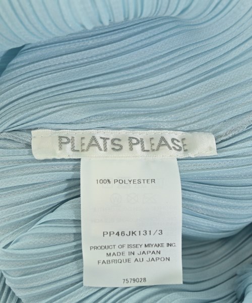 PLEATS PLEASE（プリーツプリーズ）ブラウス 青 サイズ:3(L位) レディース/2200661510049