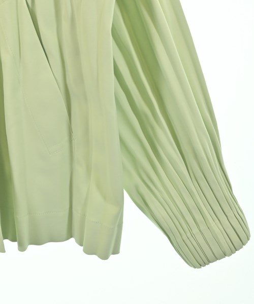 PLEATS PLEASE（プリーツプリーズ）カジュアルジャケット 緑 サイズ:3(L位) レディース/2200661510056