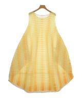 PLEATS PLEASE（プリーツプリーズ）ワンピース 黄 サイズ:F レディース/2200661510094