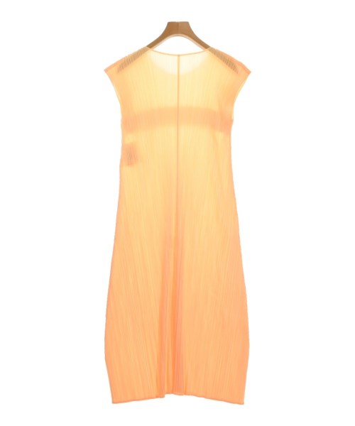 PLEATS PLEASE（プリーツプリーズ）ワンピース オレンジ サイズ:2(M位) レディース/2200661510124