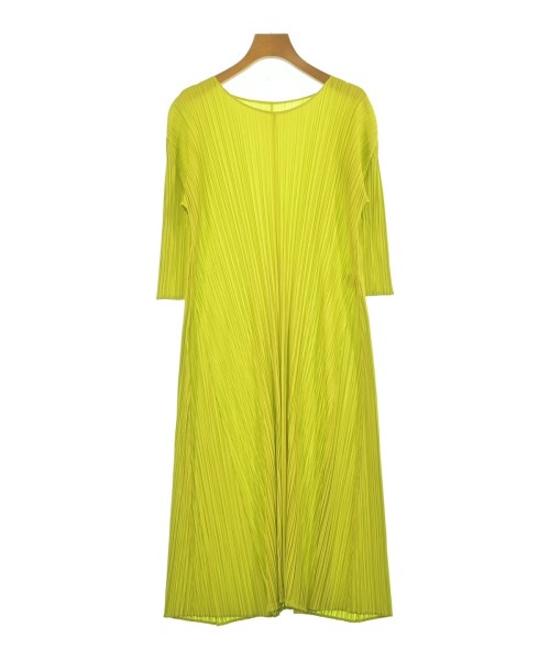 PLEATS PLEASE(プリーツプリーズ)ワンピース 緑 サイズ:2(M位)/2200661510155