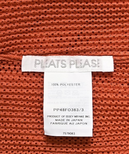 PLEATS PLEASE（プリーツプリーズ）ブラウス オレンジ サイズ:3(L位) レディース/2200661510216