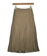 PLEATS PLEASE（プリーツプリーズ）ひざ丈スカート 茶 サイズ:1(S位) レディース/2200661601112