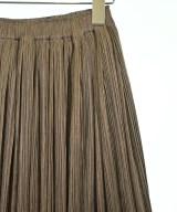 PLEATS PLEASE（プリーツプリーズ）ひざ丈スカート 茶 サイズ:1(S位) レディース/2200661601112