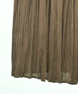 PLEATS PLEASE（プリーツプリーズ）ひざ丈スカート 茶 サイズ:1(S位) レディース/2200661601112