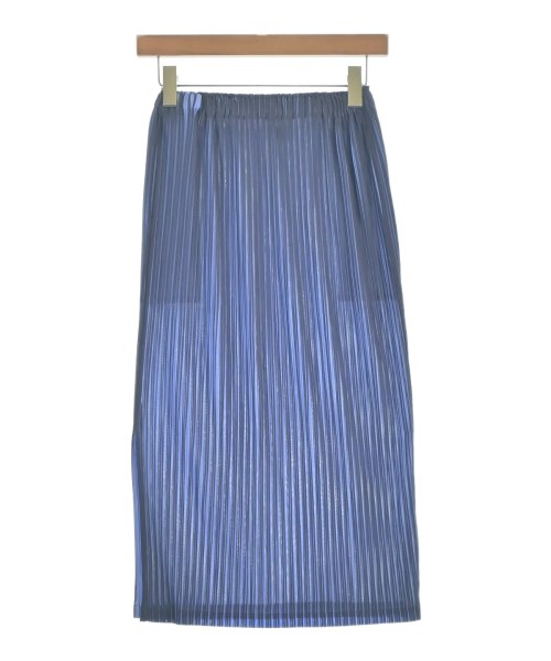 PLEATS PLEASE（プリーツプリーズ）ロング・マキシ丈スカート 青 サイズ:1(S位) レディース/2200709558088