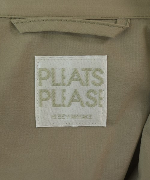 PLEATS PLEASE（プリーツプリーズ）カジュアルジャケット ベージュ サイズ:3(L位) レディース/2200713811049