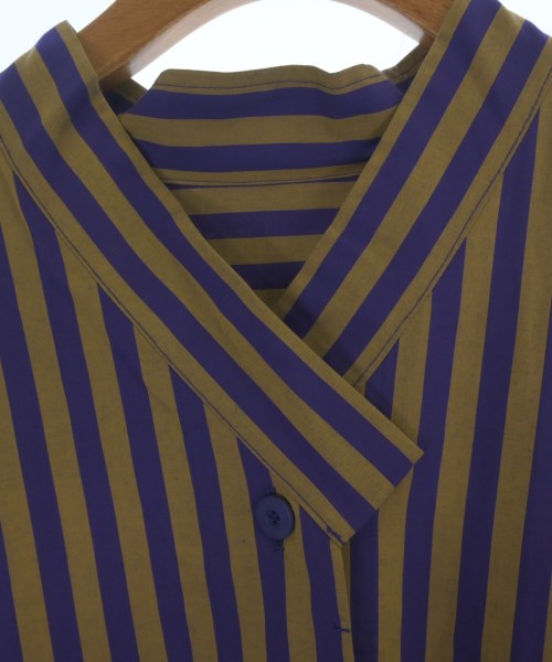 PLEATS PLEASE（プリーツプリーズ）シャツワンピース 茶 サイズ:3(L位) レディース/2200713811056
