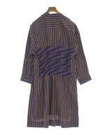 PLEATS PLEASE（プリーツプリーズ）シャツワンピース 茶 サイズ:3(L位) レディース/2200713811056