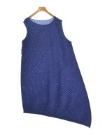 PLEATS PLEASE（プリーツプリーズ）ワンピース 青 サイズ:3(L位) レディース/2200714687018