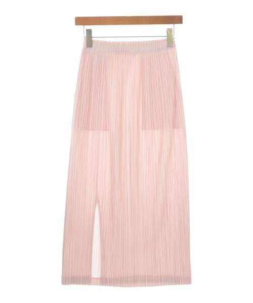PLEATS PLEASE（プリーツプリーズ）ロング・マキシ丈スカート ピンク サイズ:1(S位) レディース/2200714956145