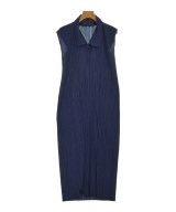 PLEATS PLEASE（プリーツプリーズ）ワンピース 紺 サイズ:3(L位) レディース/2200711364059