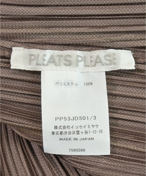 PLEATS PLEASE（プリーツプリーズ）ジャケット 茶 サイズ:3(L位) レディース/2200711364066