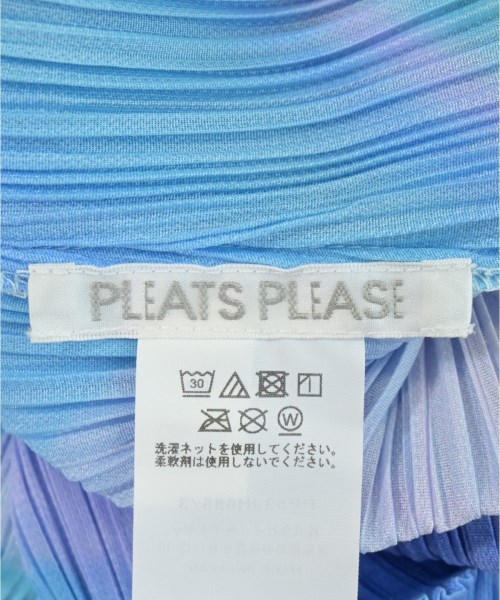 PLEATS PLEASE（プリーツプリーズ）ワンピース 青 サイズ:3(L位) レディース/2200711364073