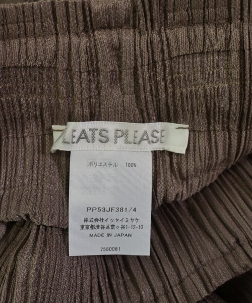 PLEATS PLEASE（プリーツプリーズ）その他 茶 サイズ:4(XL位) レディース/2200711364141