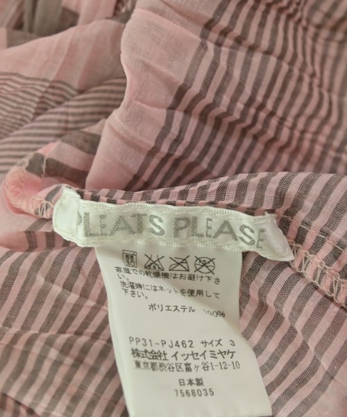 PLEATS PLEASE（プリーツプリーズ）カジュアルシャツ ピンク サイズ:3(L位) レディース/2200715765074