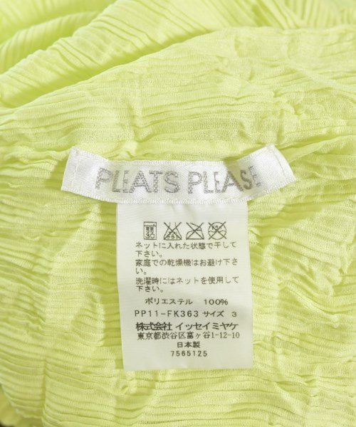 PLEATS PLEASE（プリーツプリーズ）カジュアルシャツ 緑 サイズ:3(L位) レディース/2200717316090