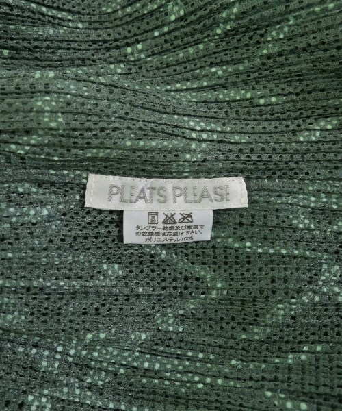 PLEATS PLEASE（プリーツプリーズ）カジュアルシャツ 緑 サイズ:4(XL位) レディース/2200719212062