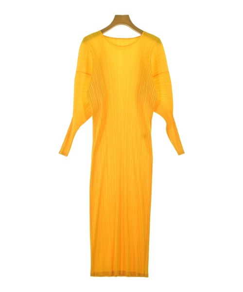 PLEATS PLEASE(プリーツプリーズ)ワンピース 黄 サイズ:5(XXL位)/2200635505019