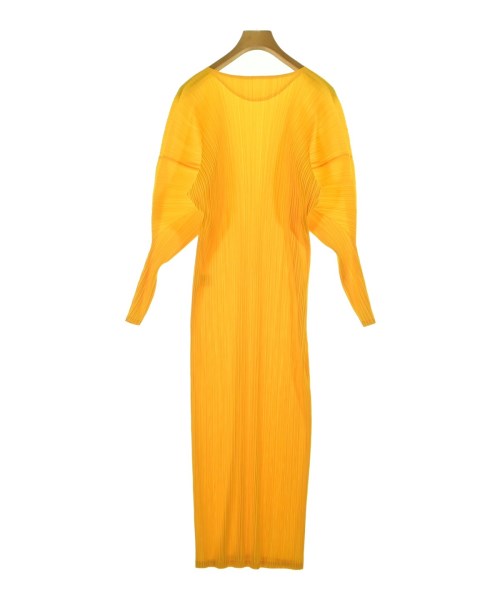PLEATS PLEASE（プリーツプリーズ）ワンピース 黄 サイズ:5(XXL位) レディース/2200635505019