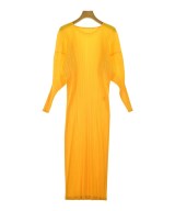 PLEATS PLEASE（プリーツプリーズ）ワンピース 黄 サイズ:5(XXL位) レディース/2200635505019