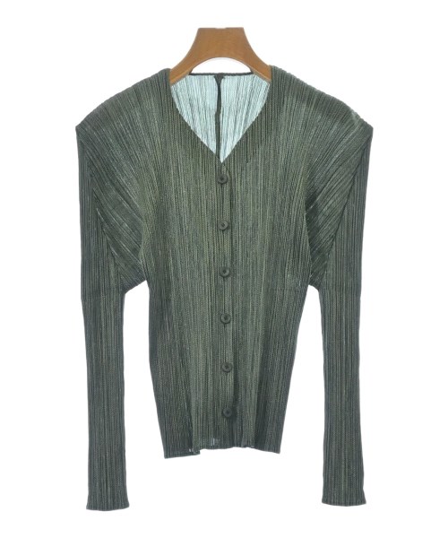 PLEATS PLEASE(プリーツプリーズ)ブラウス 緑 サイズ:3(L位)/2200645015010