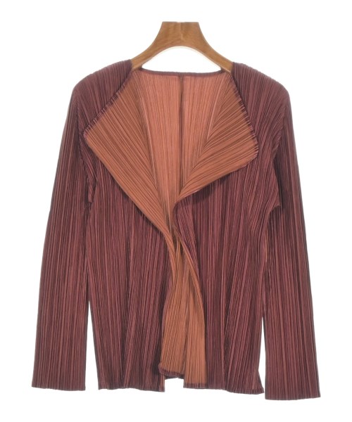 PLEATS PLEASE(プリーツプリーズ)ブラウス 茶 サイズ:3(L位)/2200648329077