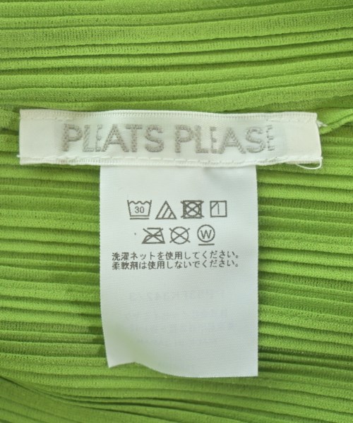 PLEATS PLEASE（プリーツプリーズ）カジュアルシャツ 緑 サイズ:3(L位) レディース/2200649594047