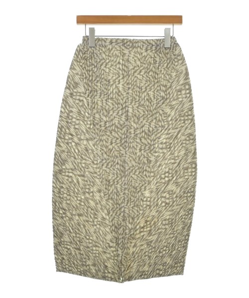 PLEATS PLEASE(プリーツプリーズ)ひざ丈スカート 白 サイズ:1(S位)/2200650947139