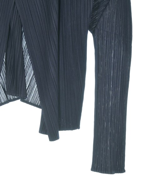 PLEATS PLEASE（プリーツプリーズ）カジュアルジャケット 紺 サイズ:4(XL位) レディース/2200651273053