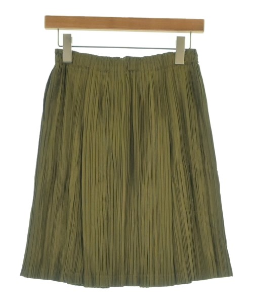 PLEATS PLEASE（プリーツプリーズ）ひざ丈スカート カーキ サイズ:1(S位) レディース/2200651723114
