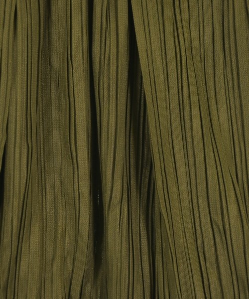 PLEATS PLEASE（プリーツプリーズ）ひざ丈スカート カーキ サイズ:1(S位) レディース/2200651723114