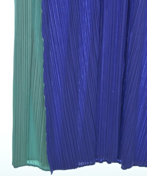 PLEATS PLEASE（プリーツプリーズ）ワンピース 紫 サイズ:5(XXL位) レディース/2200651951487