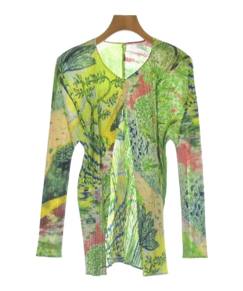 PLEATS PLEASE(プリーツプリーズ)カジュアルシャツ 緑 サイズ:4(XL位)/2200652300338