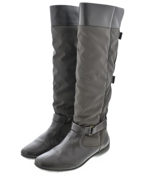 PLEATS PLEASE(プリーツプリーズ)ブーツ 茶 サイズ:23.5cm/2200653084015