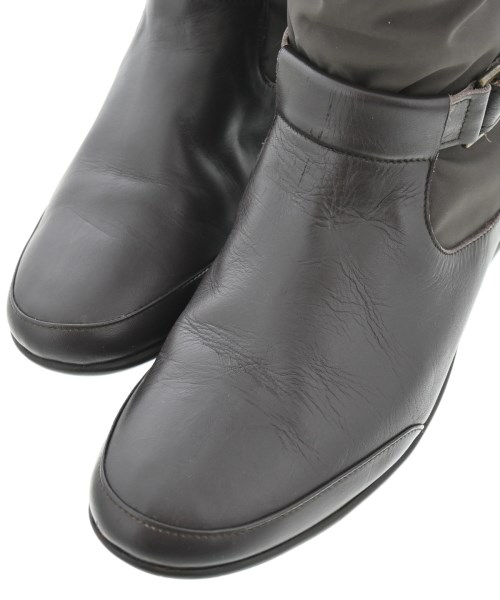 PLEATS PLEASE（プリーツプリーズ）ブーツ 茶 サイズ:23.5cm レディース/2200653084015