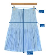 PLEATS PLEASE（プリーツプリーズ）ひざ丈スカート 青 サイズ:4(XL位) レディース/2200653595474