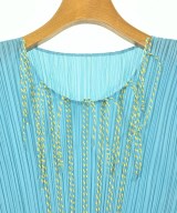 PLEATS PLEASE（プリーツプリーズ）カジュアルシャツ 青 サイズ:4(XL位) レディース/2200702412028