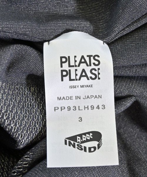 PLEATS PLEASE（プリーツプリーズ）ワンピース グレー サイズ:3(L位) レディース/2200702425073