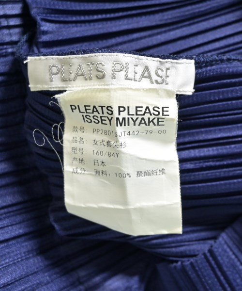PLEATS PLEASE（プリーツプリーズ）ブラウス 紺 サイズ:F レディース/2200702852077