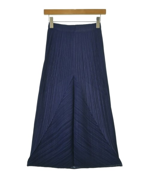 PLEATS PLEASE（プリーツプリーズ）ロング・マキシ丈スカート 紺 サイズ:3(M位) レディース/2200702852152